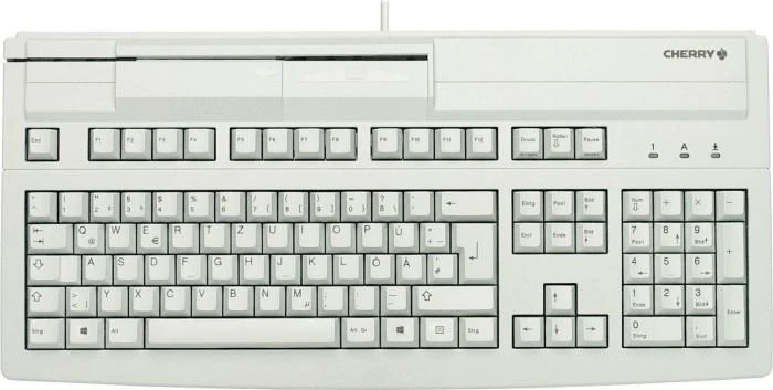 Cherry MultiBoard V2 G80-8000 - Klaviatūra - USB Deutsch Hellgrau