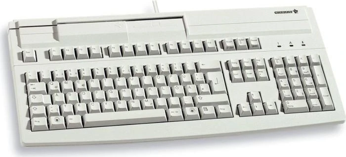 Cherry MultiBoard V2 G80-8000 - Klaviatūra - USB Deutsch Hellgrau