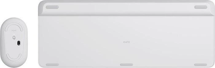 Logitech MK470 Slim Wireless Combo, belaidė klaviatūra ir pelė, DE išdėstymas, Balta