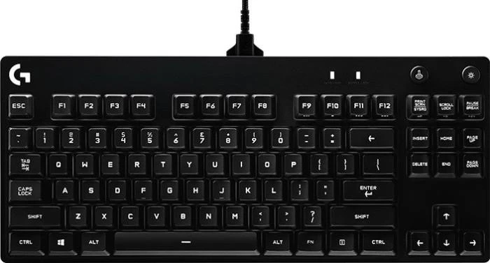 Mechaninė Žaidimų Klaviatūra Logitech G Pro, GX Blue Clicky Switches, DE išdėstymas