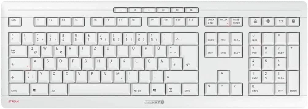 CHERRY STREAM DESKTOP DE LAYOUT - Klaviatūra ir pelė USB