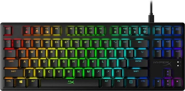 HyperX Alloy Origins Core Tenkeyless Mechaninė žaidimų klaviatūra, US išdėstymas, HyperX Blue Switch