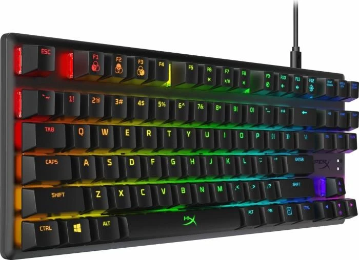 HyperX Alloy Origins Core Tenkeyless Mechaninė žaidimų klaviatūra, US išdėstymas, HyperX Blue Switch