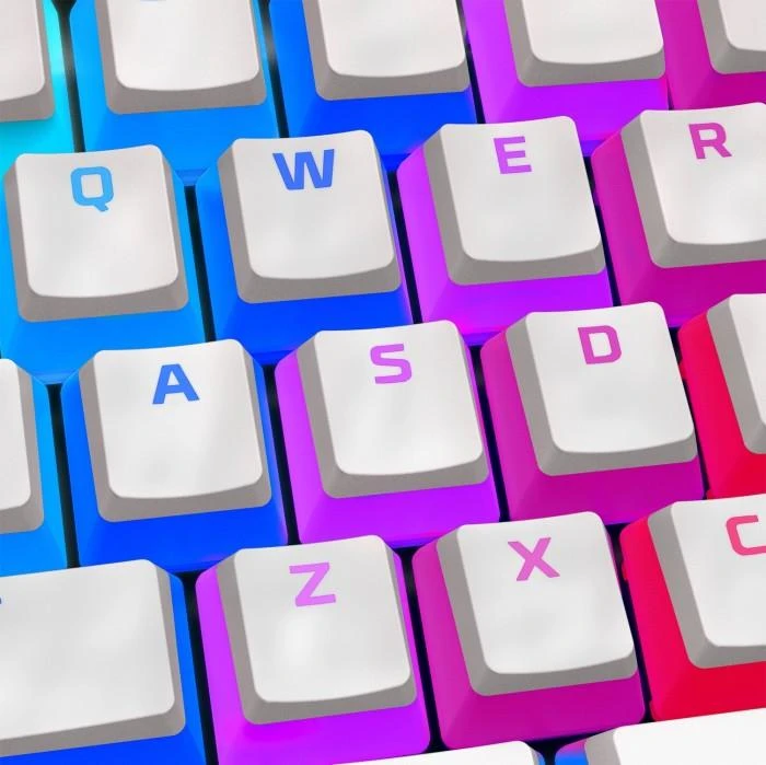 Pakaitiniai klavišai HyperX Pudding Keycaps Full Key Set, US išdėstymas