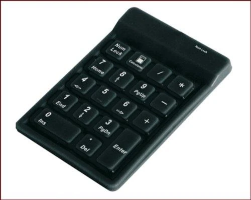 Icy Box KeySonic ACK 118 BK skaitmeninė klaviatūra USB