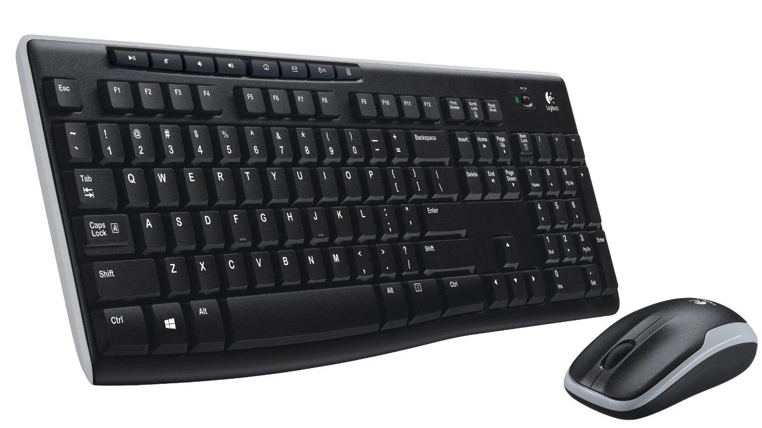 Belaidis klaviatūros ir pelės rinkinys Logitech MK270, DE išdėstymas