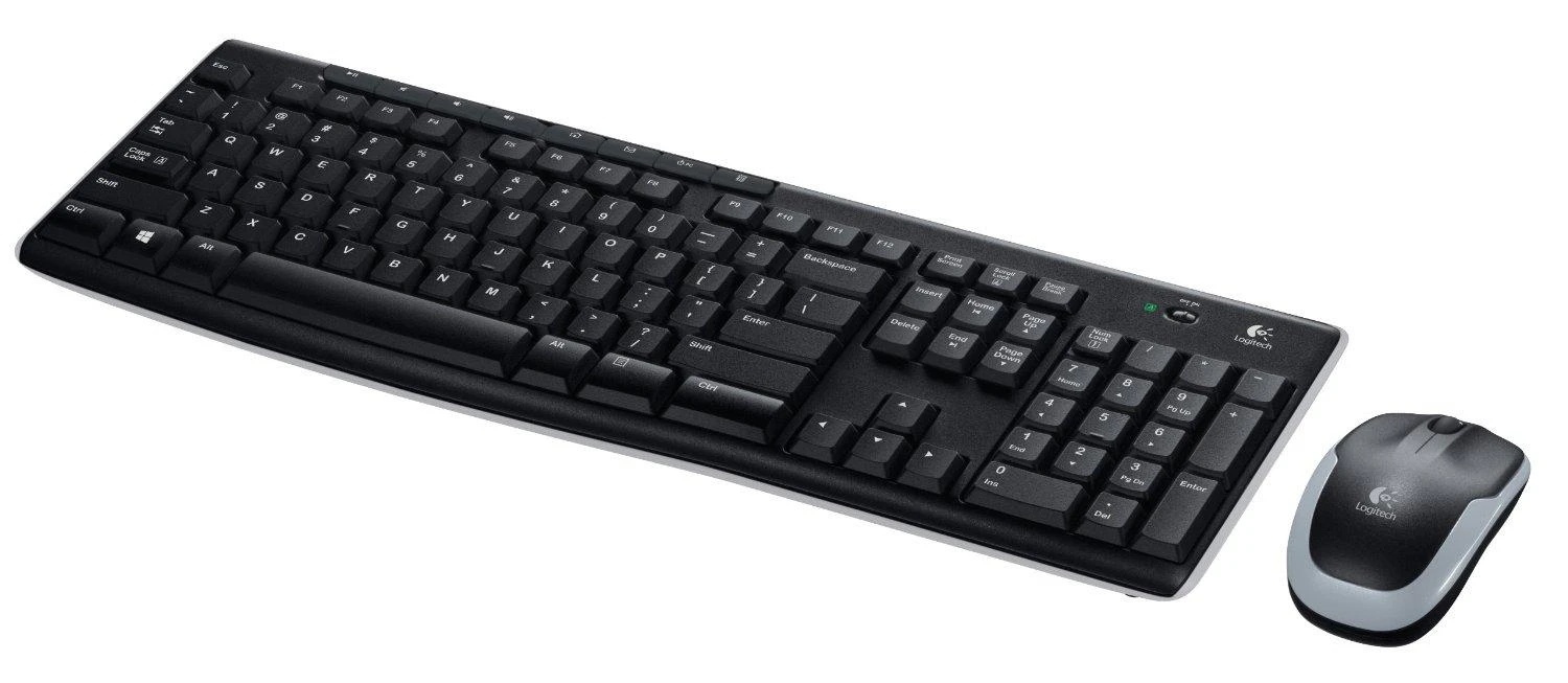 Belaidis klaviatūros ir pelės rinkinys Logitech MK270, DE išdėstymas