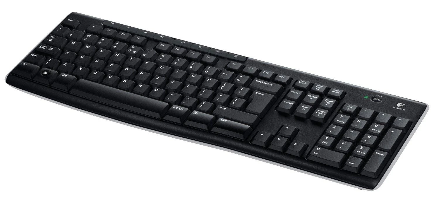 Belaidė pilno dydžio Klaviatūra Logitech K270, DE išdėstymas