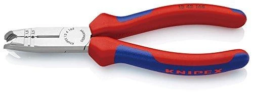 Laidų kirpimo-nužievinimo replės KNIPEX