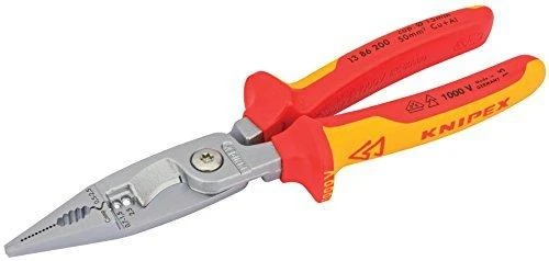 Replės elektrikui VDE 200mm, Knipex