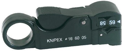KNIPEX ŚCIĄGACZ IZOLACJI DO KABLI KONCENTRYCZNYCH / ANTENOWYCH