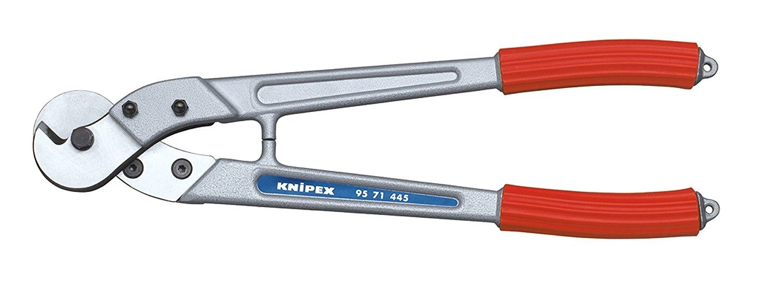 Žnyplės kabeliams ir trosui Ø 6 mm, 10 mm², spyruoklė, Knipex