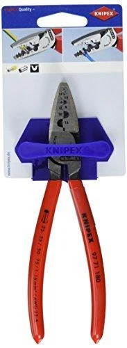 Laidų antgalių užspaudimo replės 0.25 - 16mm2, Knipex