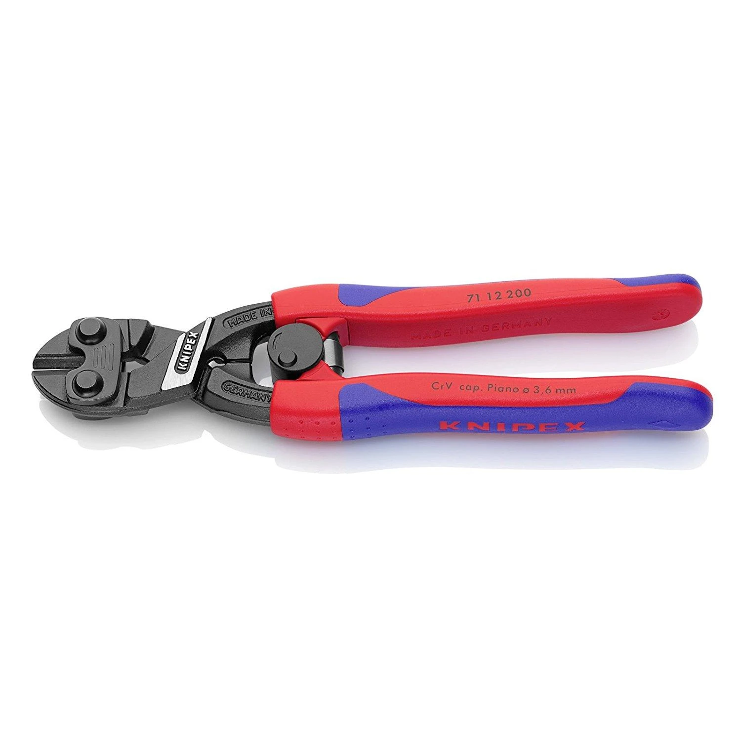 Kirpimo replės Cobolt 200 D 6mm su fiksatorium, Knipex