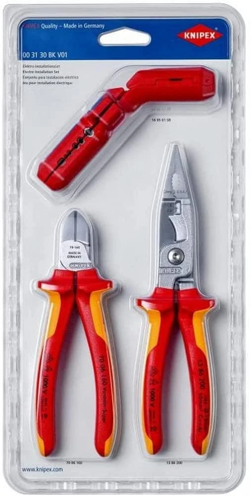 Elektriko įrankių rinkinys KNIPEX 003130BKV01
