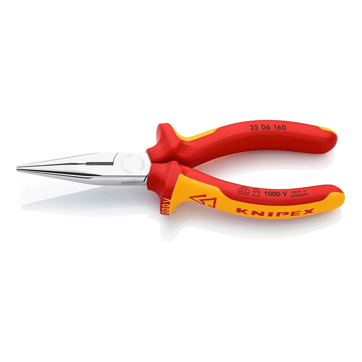Smailianosės replės VDE 160mm, Knipex