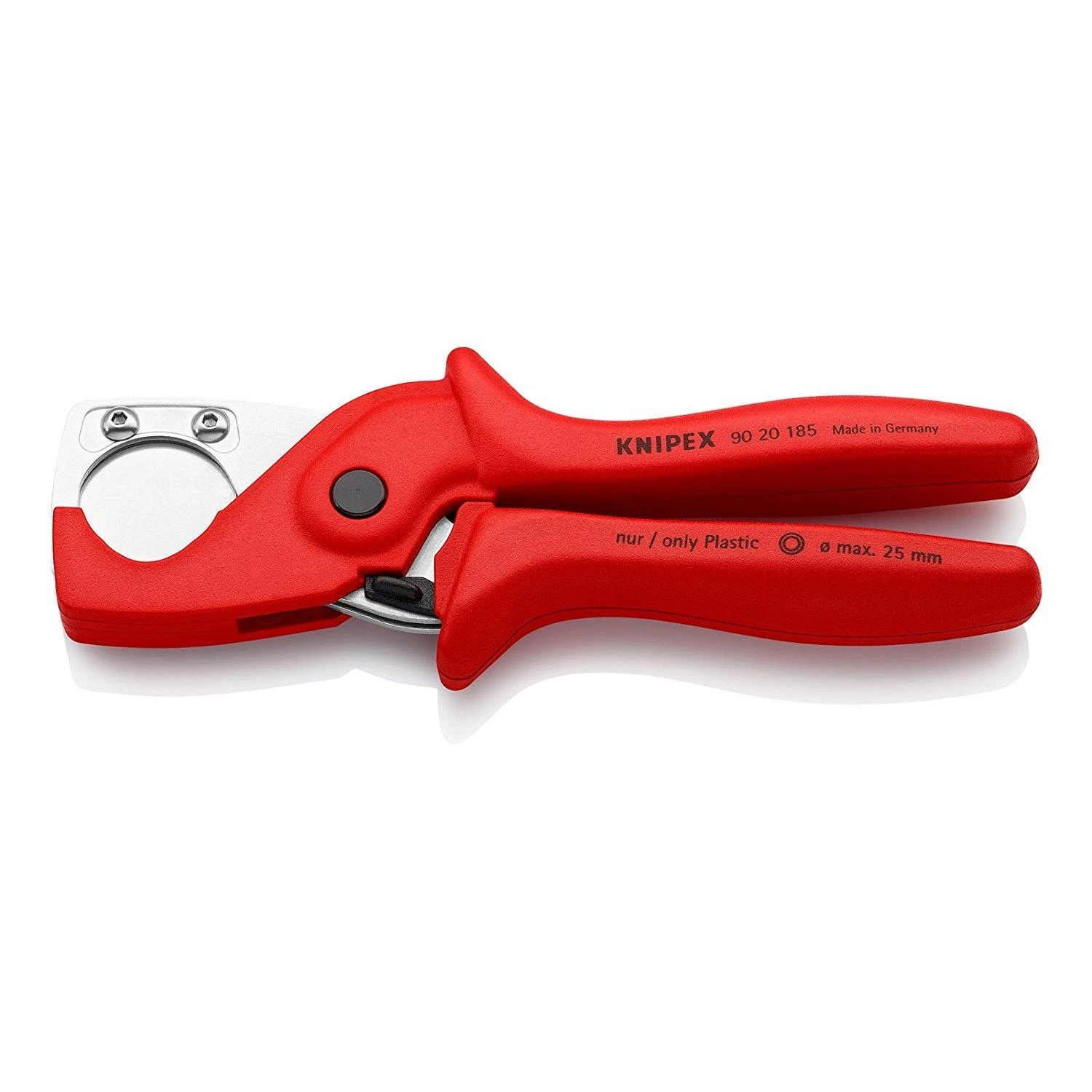 Plastikinių vamzdžių kirpimo replės KNIPEX 9020 185mm