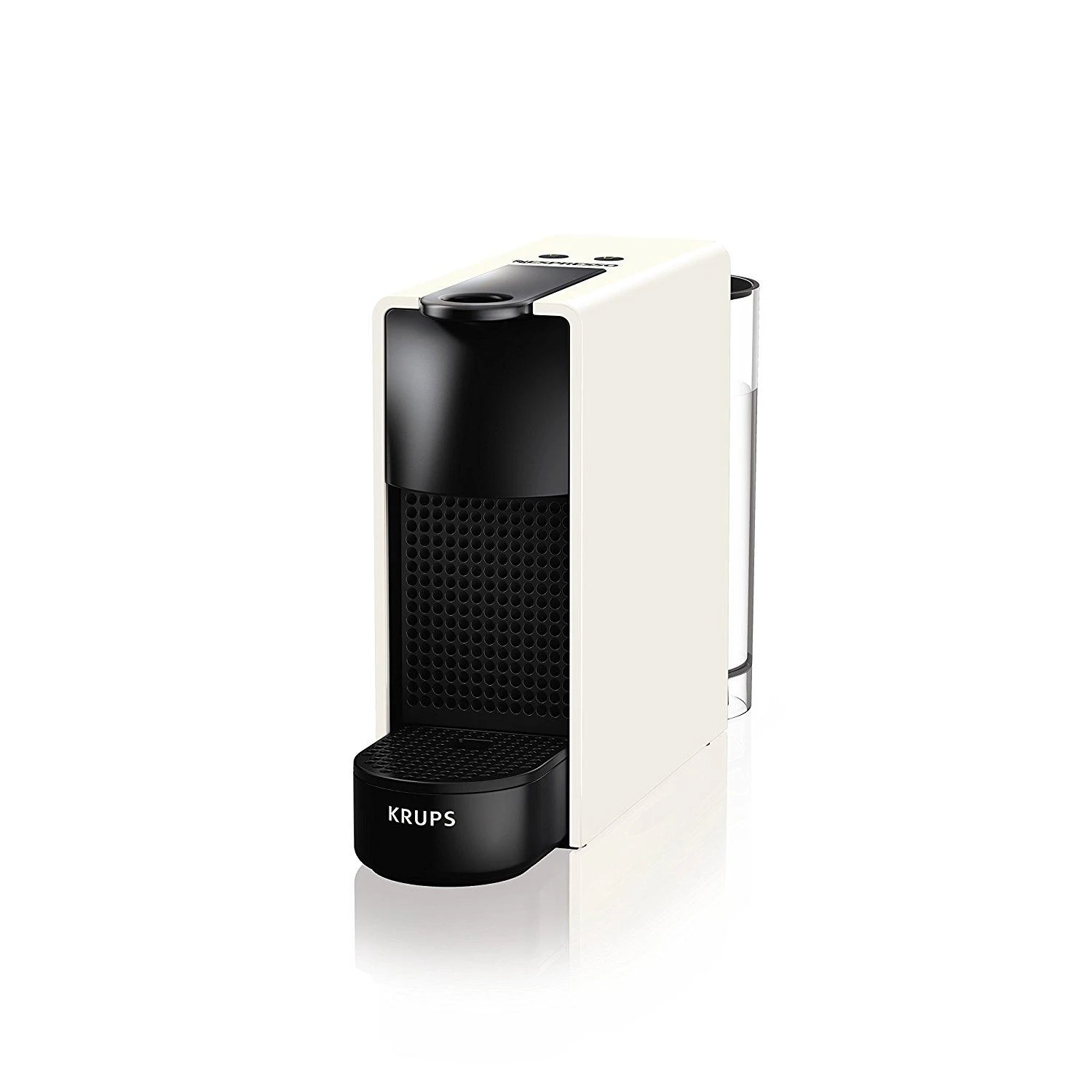 Kavos aparatas kapsulinis Krups Nespresso Essenza Mini XN1101 (1260W, baltos spalvos)