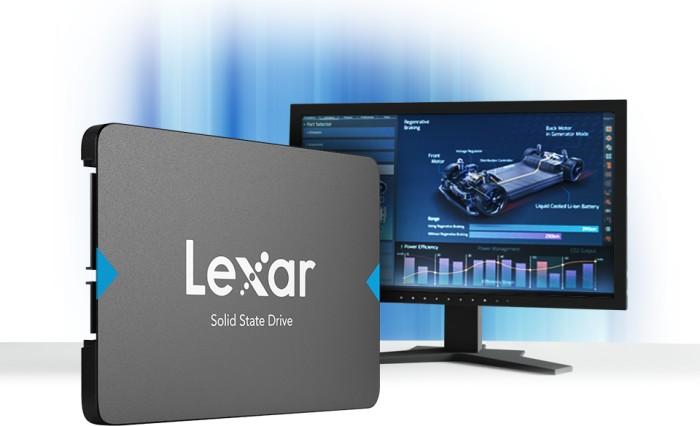 Lexar | SSD | NQ100 | 240 GB | SSD form factor 2.5 | Solid-state drive sąsaja SATA III | Skaitymo greitis 550 MB/s | Rašymo greitis 445 MB/s