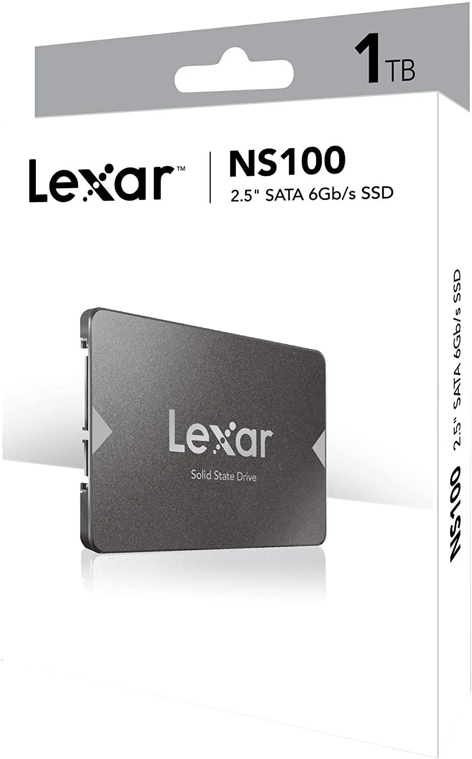 Lexar | SSD | NS100 | 1000 GB | SSD form factor 2.5 | Solid-state drive sąsaja SATA III | Skaitymo greitis 550 MB/s