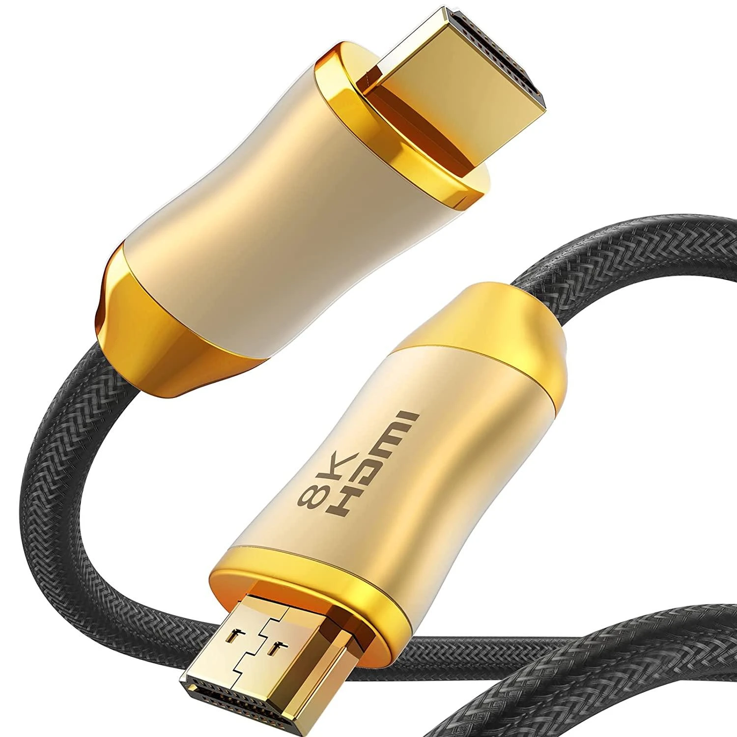 Lindy HDMI 2.0 High Speed M/M 2m auksinė antgaliai juoda