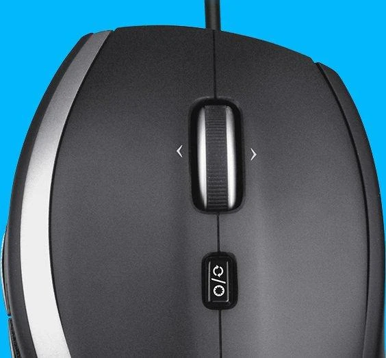 Logitech M500 Advanced Laidinė pelė, USB Type-A, Optinė, 4000 DPI, Juoda