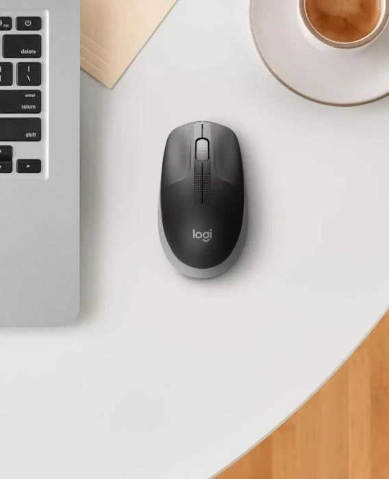 LOGITECH M190 Belaidė pelė - MID Pilkas