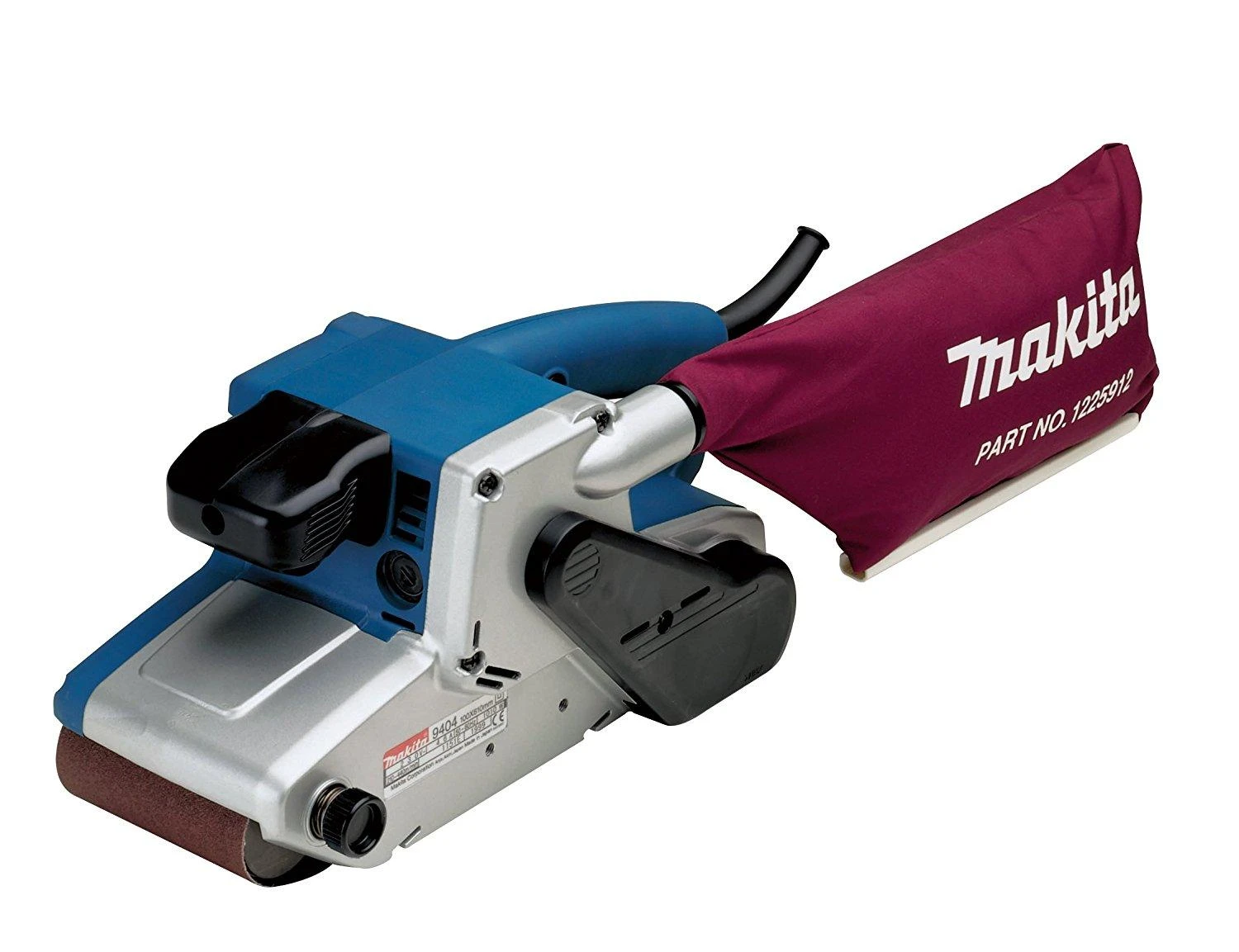 Makita 9404J Juostinis šlifuoklis 1010 W, 100 x 610 mm, el. greičio regul. sistema, 4,8kg, MAKPACK