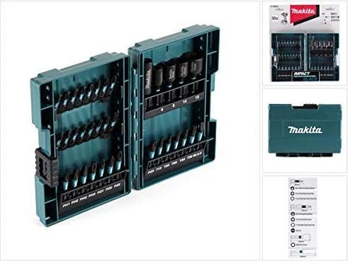 MAKITA Sukimo antgalių rinkinys IMPACT 35 vnt. B-66880
