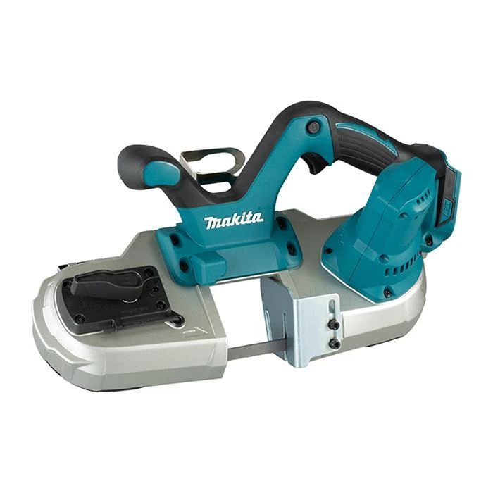 Makita DPB182Z Akumuliatorinis juostinis pjūklas, 64x64 mm,18V, aliuminio, be akumuliatoriaus ir kroviklio