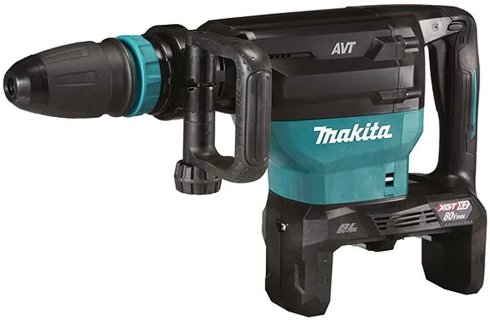 Makita HM002GZ03 Atskėlimo plaktukas XGT, 40V MAX x2 (80V MAX), 20,9 J, SDS-MAX, 12 kg, bešepetėlinis variklis, AWS (be AWS lusto), AVT, XPT, "Z" versija - komplektuojamas be akumuliatoriaus ir kroviklio