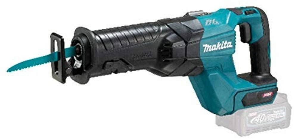Makita JR001GZ Reciprocating saw XGT, 32mm stroke; 3,54kg; greitas ašmenų keitimas; bešepetėlinis variklis, "Z" versija - komplektuojamas be akumuliatoriaus ir kroviklio