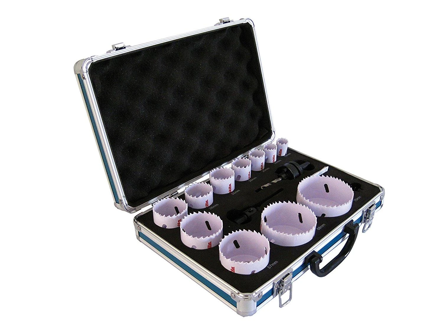 Makita D-47298 - Komplektas - Metalas,Mediena - 19,22,25,29,35,38,44,51,57,68,75 mm - 14 vnt. - 11 vnt.