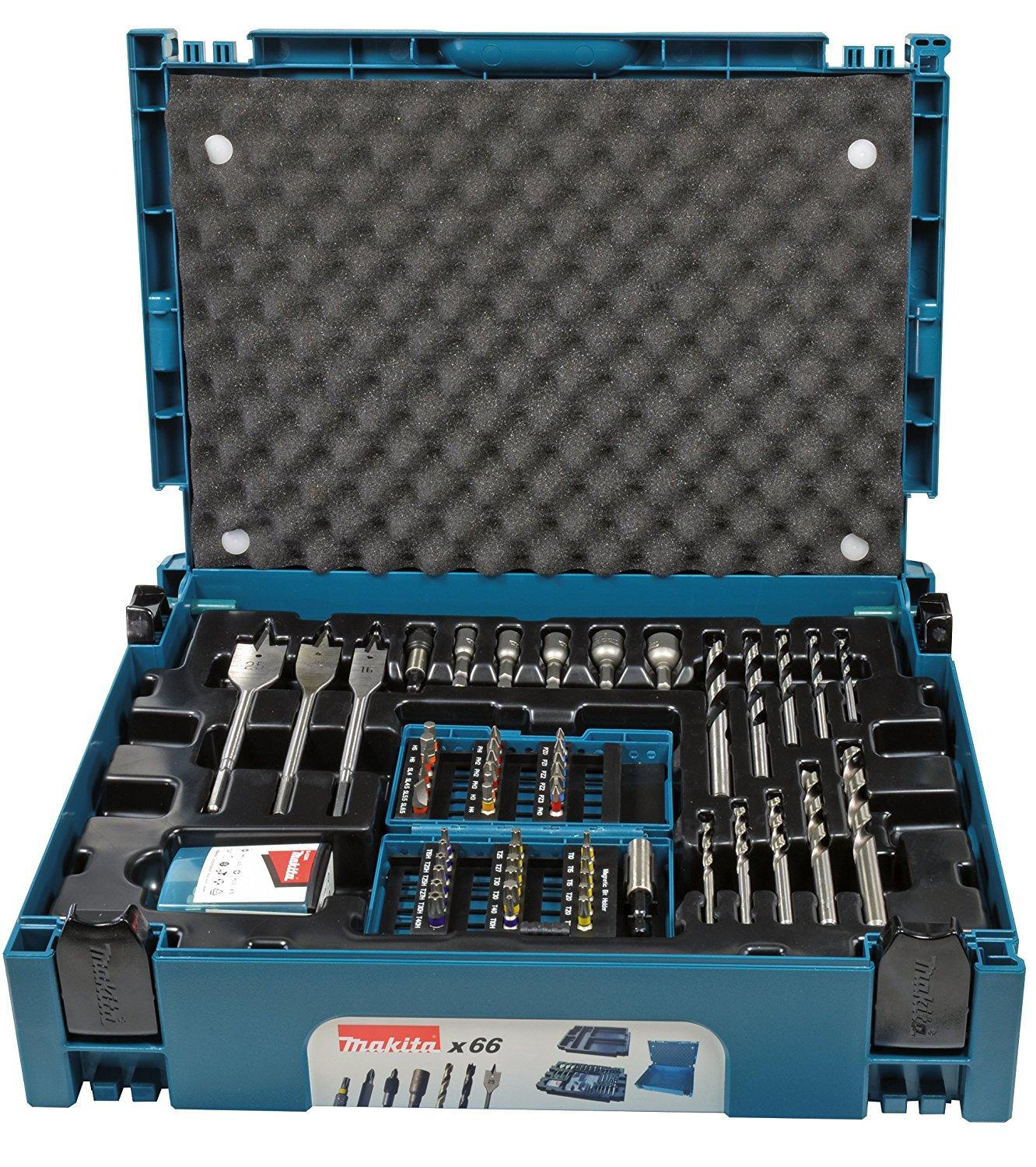 Makita Grąžtų / sukimo antgalių rinkinys B-43044 66 vnt. • magnetinis laikiklis