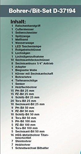 Makita Sukimo antgalių komplektas 200 vnt. D-37194