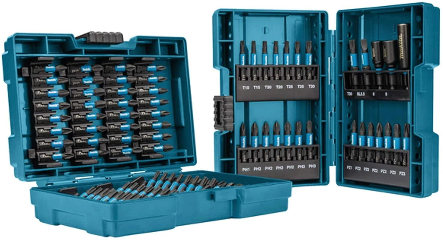 Makita Sukimo antgalių rinkinys E-03109 Impact Juodas • 90 vnt. • 25/50