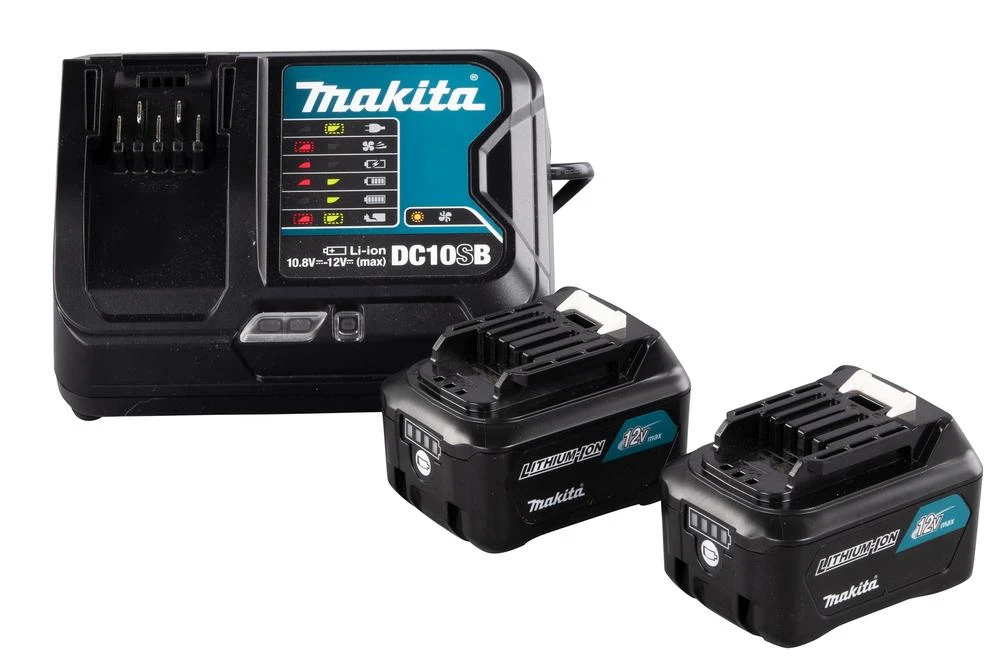 Makita 12V kroviklis ir dvi baterijos