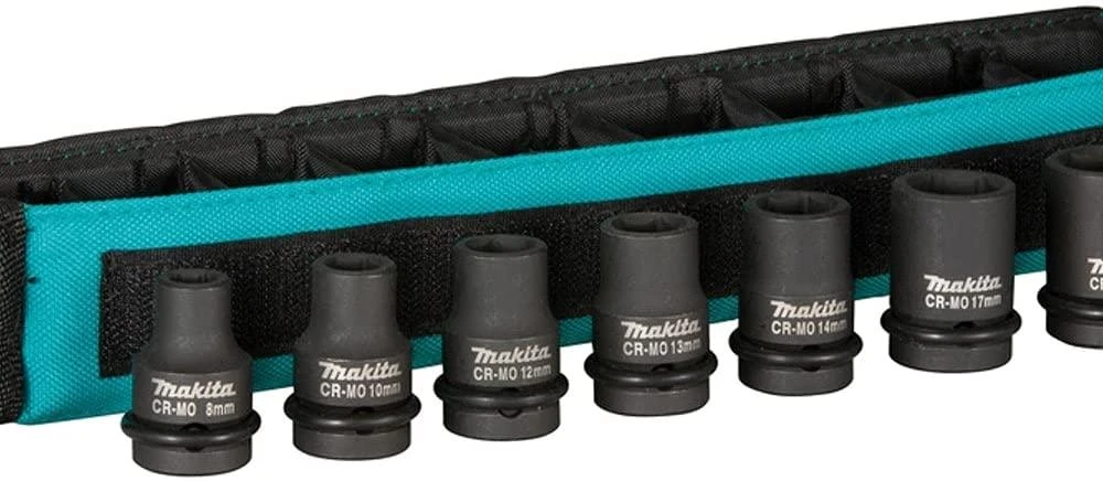 Makita Sukimo antgalių komplektas 8 vnt. E-02989 1/2" • CR-MO • 8 vnt