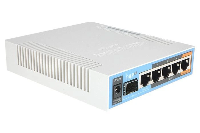 Šakotuvas Mikrotik „MicroTick“ | RB962UiGS-5HacT2HnT | hAP ac | 802.11ac | 1300 Mbps | 10/100/1000 Mbps | Ethernet LAN (RJ-45) jungtis 5 | MU-MiMO Taip | 12 min.
