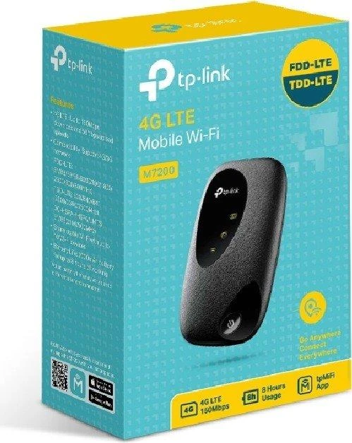 Modemas Maršrutizatorius TP-LINK TL-M7200 (juodos spalvos)