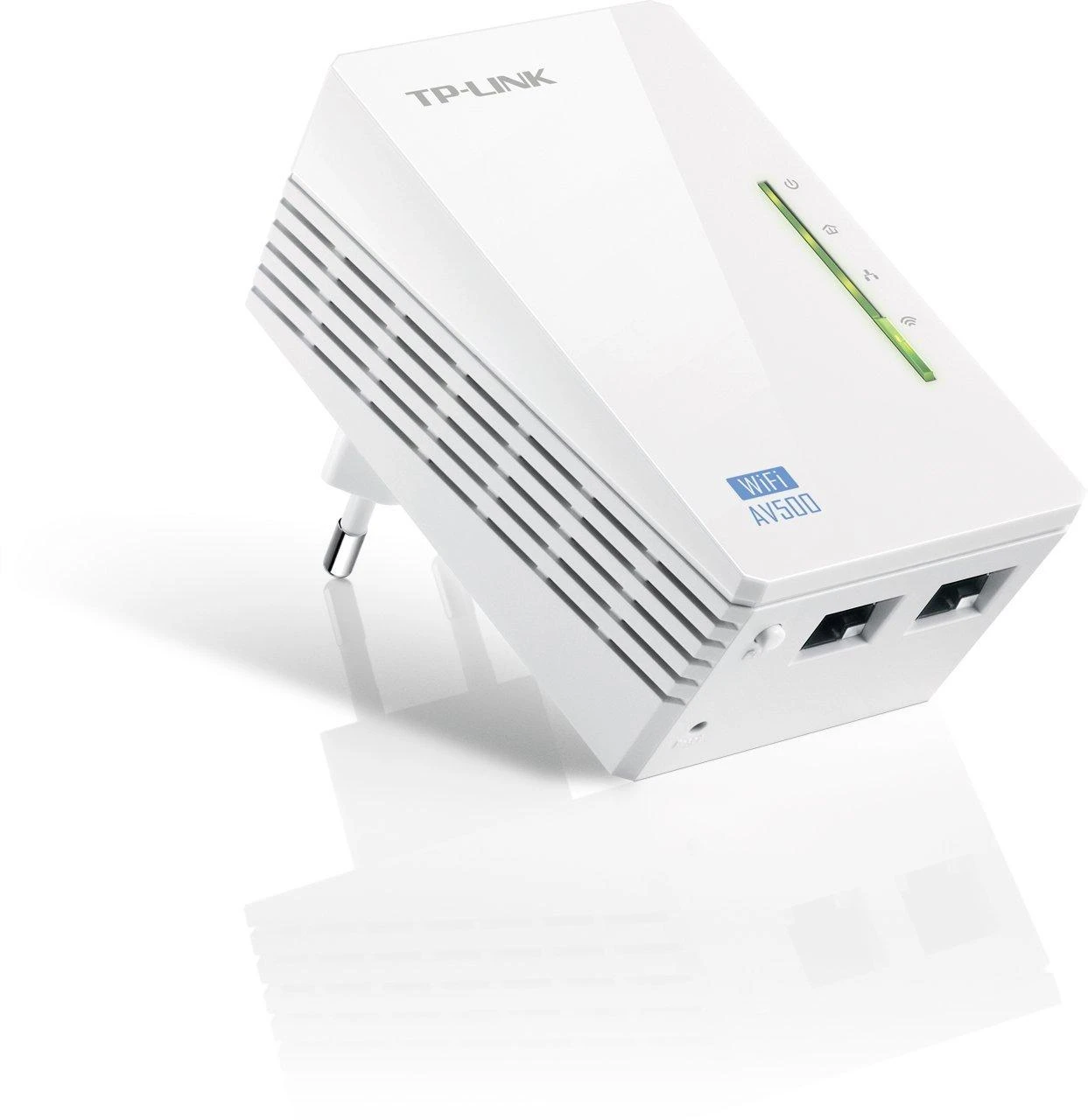 TP-LINK TL-WPA4220 „PowerLine“ tinklo adapteris 500 Mbit/ai Ethernet LAN jungtis „Wi-Fi“ Balta 1 vnt