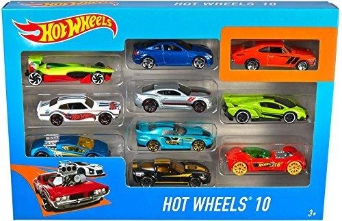 Mattel HOT WHEELS dešimties automodelių rinkinys, 54886