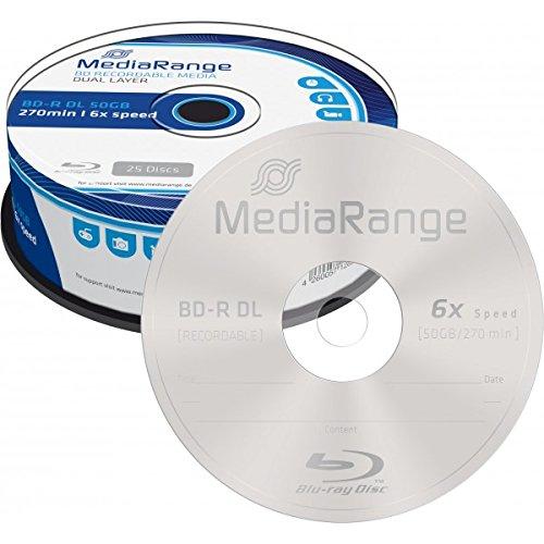 MEDIARANGE MR508 - 50 GB - BD-R DL - Cakebox - 25 vnt.