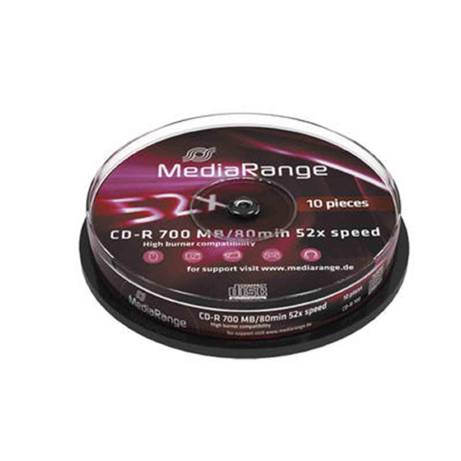 Mediarange CD- R 700 MB 52x 10 vienetų (MR214)