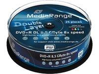 MediaRange DVD+R DL 8.5 GB 8x 25 vnt (MR474)