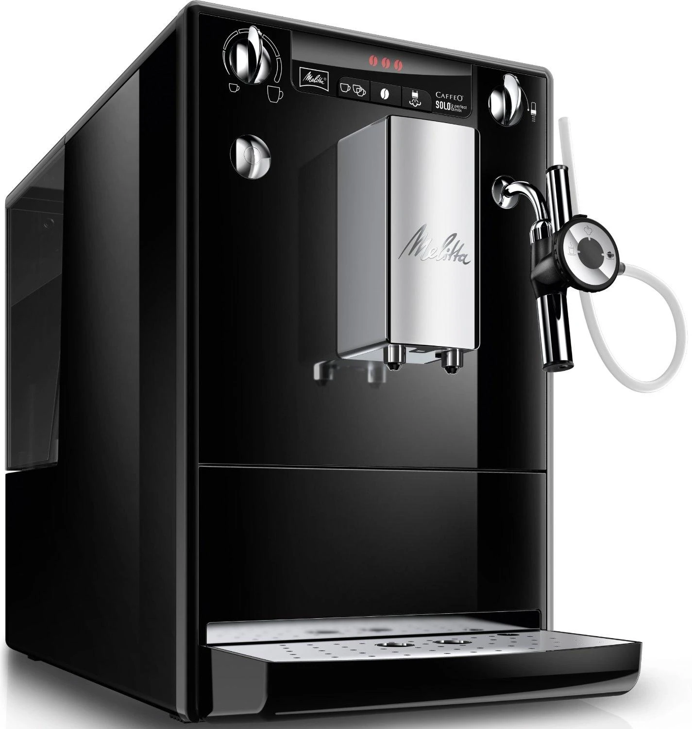 Kavos aparatas Melitta E957-101 Slėgis 15 bar, Su pieno plakikliu, Automatinis, 1400 W, Juodas