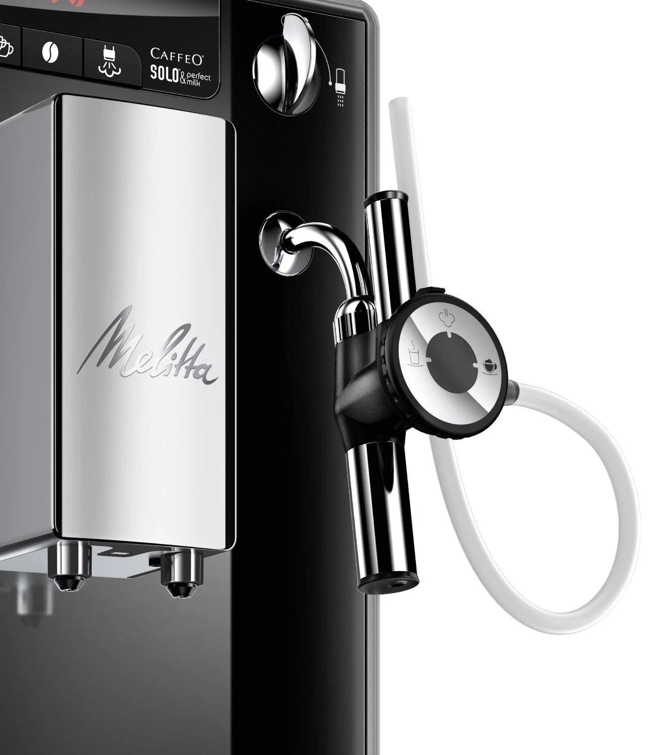 Kavos aparatas Melitta E957-101 Slėgis 15 bar, Su pieno plakikliu, Automatinis, 1400 W, Juodas