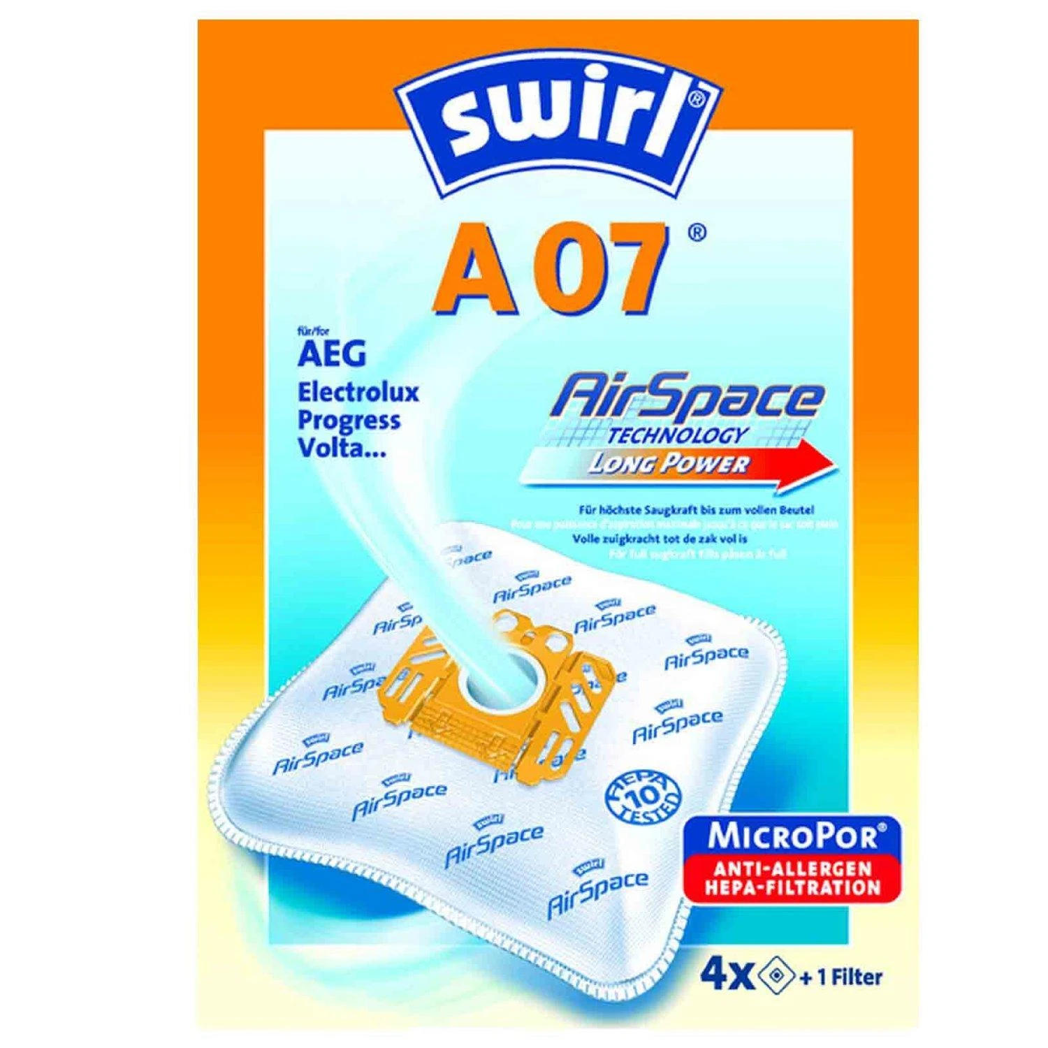 SWIRL A07/4 MP Plus D.s. filtrai