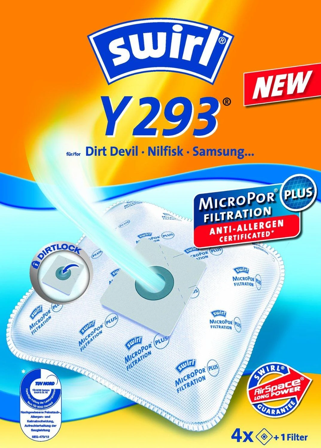 SWIRL Y293/4 MP Plus Ds filtrai