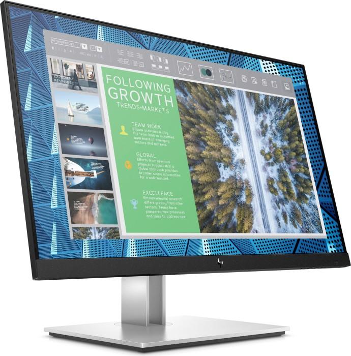 Hewlett Packard (HP) HP EliteDisplay E24q G4 QHD Monitorius - 23.8" 2560x1440 QHD AG, IPS, DisplayPort/HDMI/VGA, 4x USB 3.0, height adjustable, 3 metai